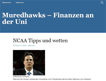 Tablet Screenshot of muredhawks.com